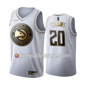 Atlanta Hawks John Collins 20 Nike 2019-2020 Valkoinen Golden Edition Miesten Pelipaidat Swingman 